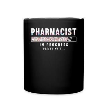 Technicien en pharmacie - Mug uni - noir - Devant
