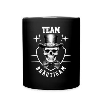 Bachelor Party Team Groom Skull Bachelor Party - Full Colour Mug - black - Front