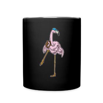 Flamingo Baseball Gant de baseball - Mug uni - noir - Devant