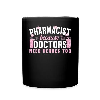 Pharmacy Tech Technician - Tasse einfarbig - Schwarz - Vorne