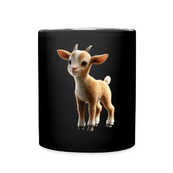 Chèvre Chèvre domestique Capricorne Chèvre Chèvre Chèvre mignonne - Mug uni - noir - Devant