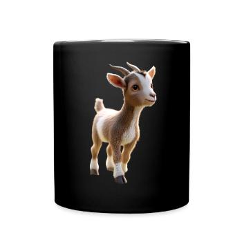 Chèvre Chèvre domestique Capricorne Chèvre Chèvre Chèvre mignonne - Mug uni - noir - Devant