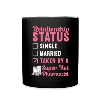 Technicien en pharmacie - Mug uni - noir - Devant