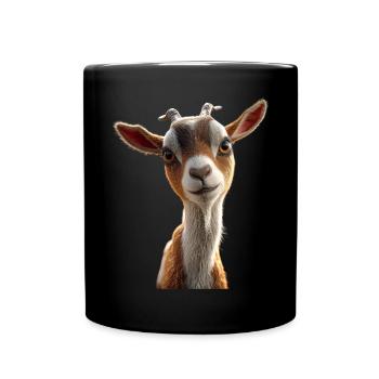 Chèvre Chèvre domestique Capricorne Chèvre Chèvre Chèvre mignonne - Mug uni - noir - Devant