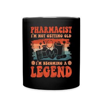 Technicien en pharmacie - Mug uni - noir - Devant