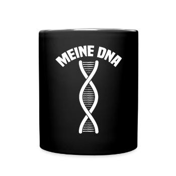 Meine DNA Oboe für Oboist und Oboistin - Tasse einfarbig - Schwarz - Vorne