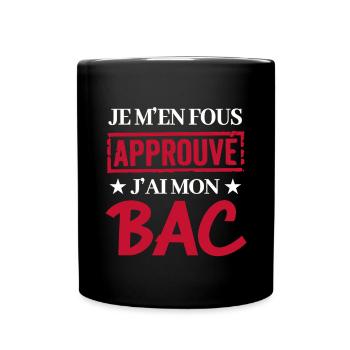 J'ai mon BAC - Bachelier Réussite Bac - Mug uni - noir - Devant