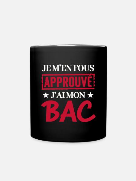 J'ai mon BAC - Bachelier Réussite Bac - Mug uni - noir
