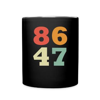 86 47 Anti- Subtiler Anti- 8647 - Tasse einfarbig - Schwarz - Vorne