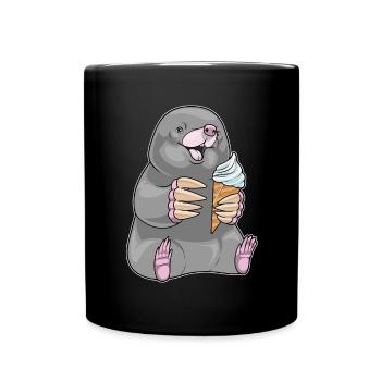 Mole Waffle Cream - Full Colour Mug - black - Front