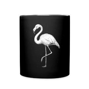 Flamingo - Full Colour Mug - black - Front