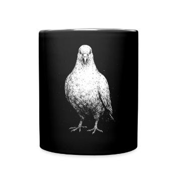 A pigeon - Full Colour Mug - black - Front