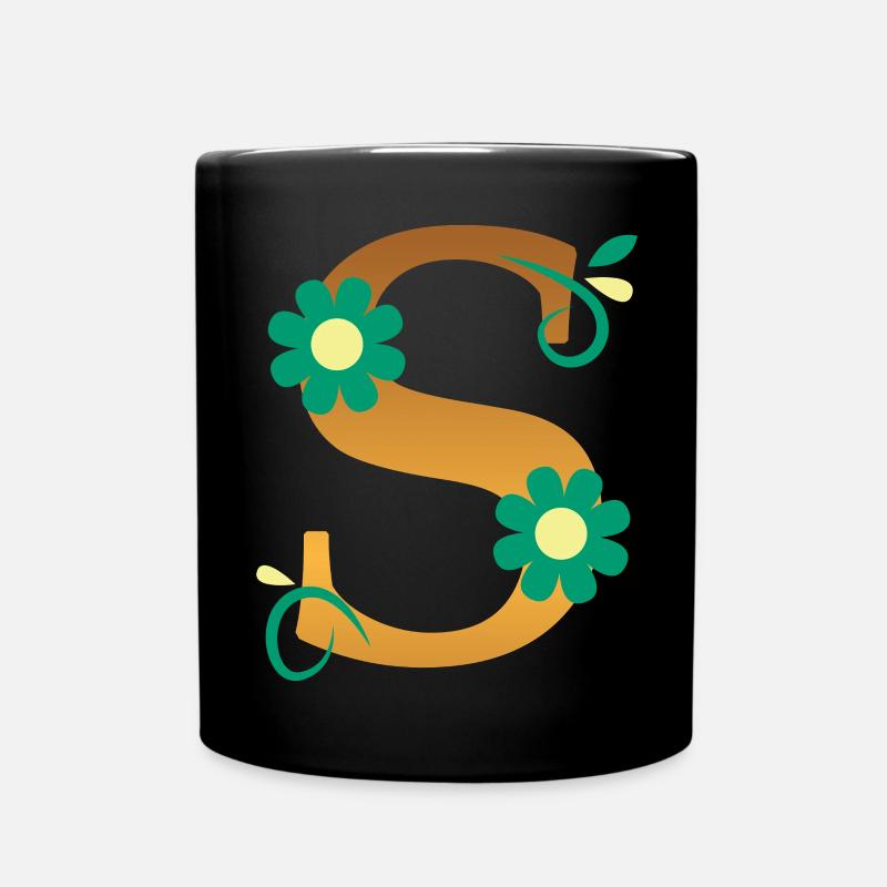 S - Full Colour Mug - black
