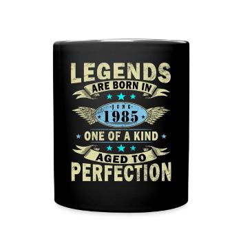 June 1985 Jubilee 1985 Legends June - Full Colour Mug - black - Front