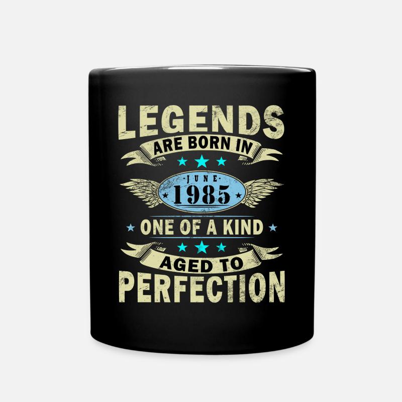 June 1985 Jubilee 1985 Legends June - Full Colour Mug - black