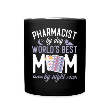 Technicien en pharmacie - Mug uni - noir - Devant