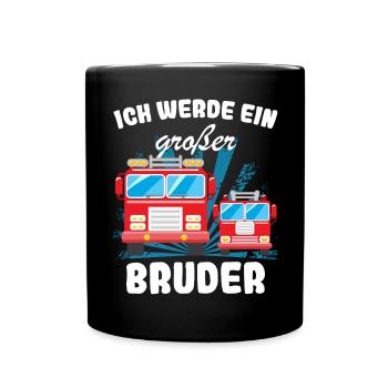 Annonce de la progéniture | Je serai un grand frère en 2027 - Mug uni - noir - Devant