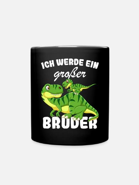 Nachwuchs Verkünden | Ich Werde Großer Bruder 2027 - Tasse einfarbig - Schwarz