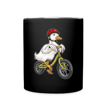 Vélo canard - Mug uni - noir - Devant