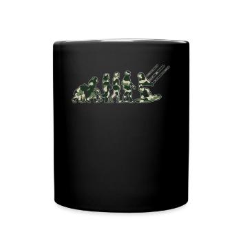 Kitesurfing Evolution Watersports Kiteboarding - Tasse einfarbig - Schwarz - Vorne