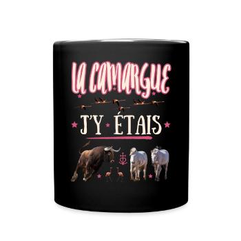 LA CAMARGUE J'Y ETAIS - Mug uni - noir - Devant