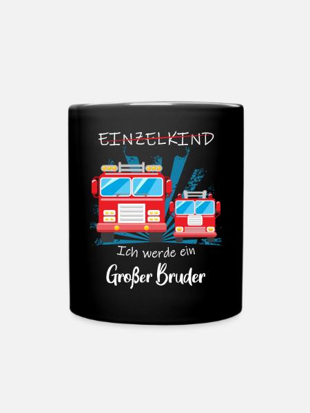 Nachwuchs Verkünden | Ich Werde Großer Bruder 2027 - Tasse einfarbig - Schwarz