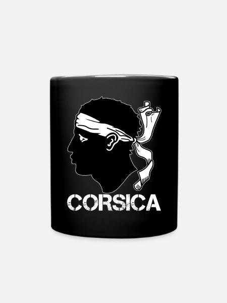 Corsica Tête de Maure - Mug uni - noir