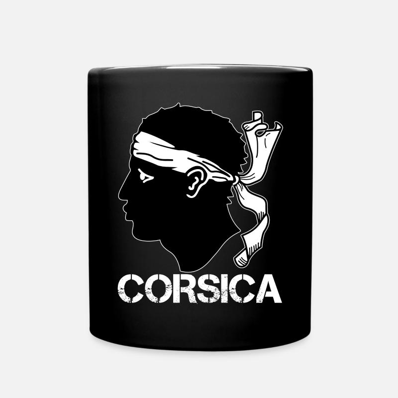Corsica Tête de Maure - Mug uni - noir