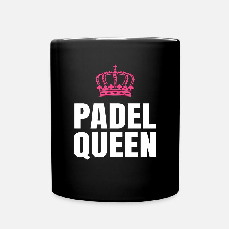 Padel Queen - Full Colour Mug - black