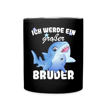Annonce de la progéniture | Je serai un grand frère en 2027 - Mug uni - noir - Devant