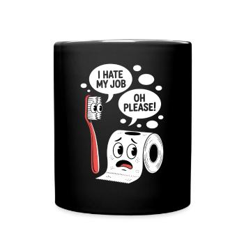 Drôle Comique Dicton Sarcastique Drôle - Mug uni - noir - Devant