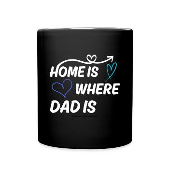Papa Amour Fête des Pères Motif de la Fête des Pères - Mug uni - noir - Devant