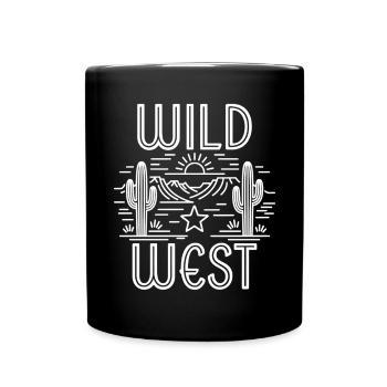 Wild West - Full Colour Mug - black - Front