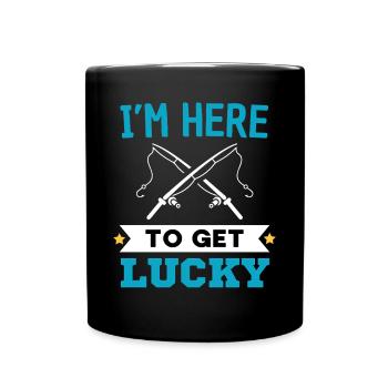 Funny Angler Saying St. Patrick's Day - Full Colour Mug - black - Front