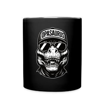 Opasaurus Skull Sunglasses - Tasse einfarbig - Schwarz - Vorne