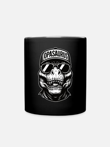 Opasaurus Skull Sunglasses - Tasse einfarbig - Schwarz