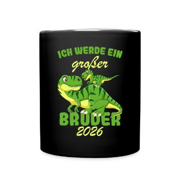 Annoncer la progéniture | Je vais être un grand frère en 2026 - Mug uni - noir - Devant