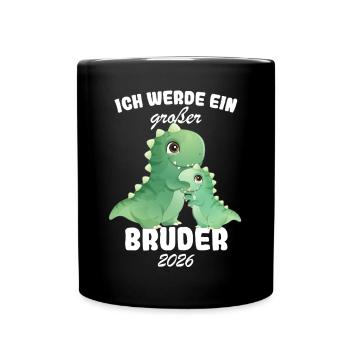 Annoncer la progéniture | Je vais être un grand frère en 2026 - Mug uni - noir - Devant
