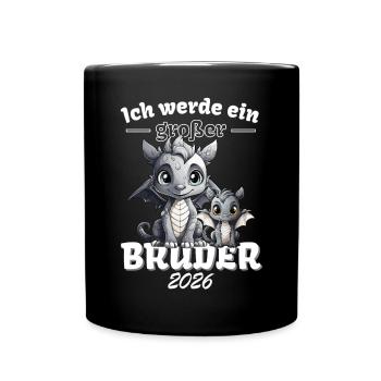 Annoncer la progéniture | Je vais être un grand frère en 2026 - Mug uni - noir - Devant