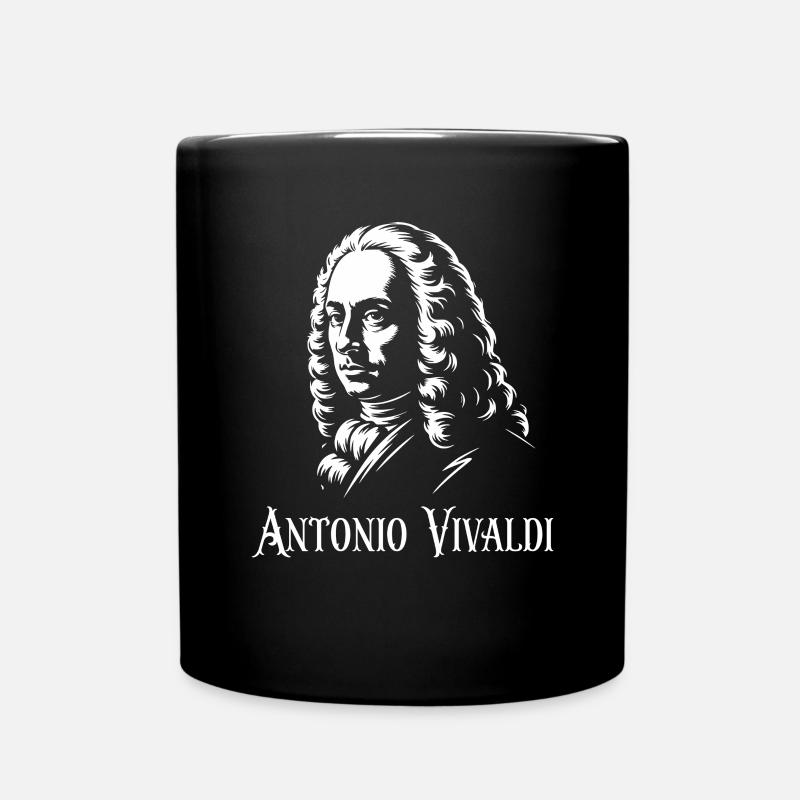 Antonio Vivaldi Komponist Klassische Musik - Tasse einfarbig - Schwarz