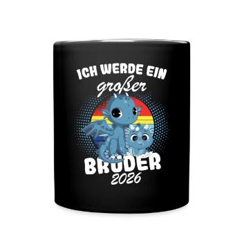 Annoncer la progéniture | Je vais être un grand frère en 2026 - Mug uni - noir - Devant