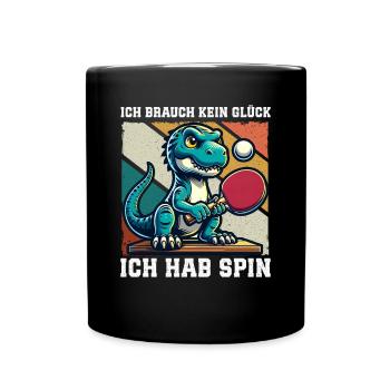 Table Tennis Player Table Tennis Play Design - Full Colour Mug - black - Front