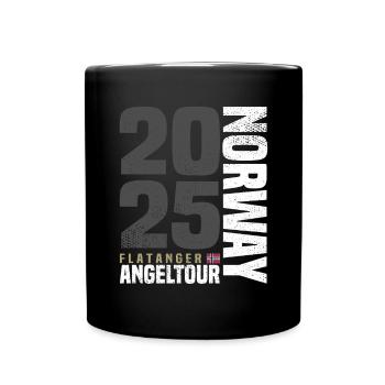 Flatanger Norwegen Angeltour 2025 - Tasse einfarbig - Schwarz - Vorne