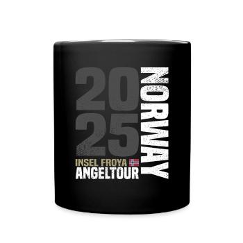 Froya Norwegen Angeltour 2025 - Tasse einfarbig - Schwarz - Vorne