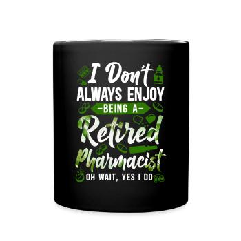 Technicien en pharmacie - Mug uni - noir - Devant