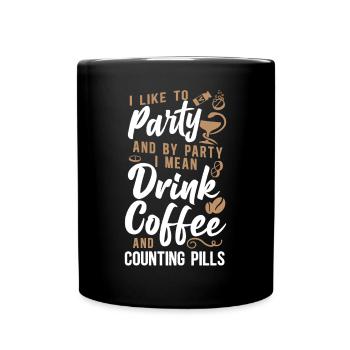 Technicien en pharmacie - Mug uni - noir - Devant