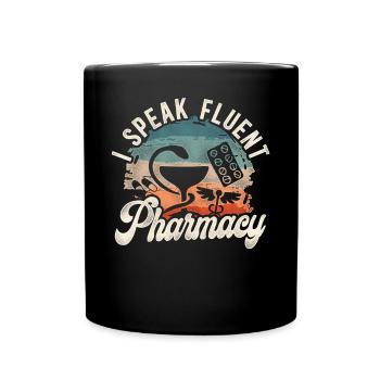 Pharmacy Tech Technician - Full Colour Mug - black - Front