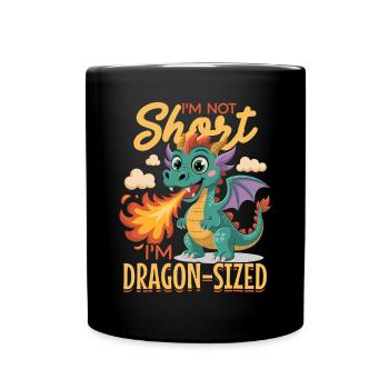 Fantasy Dragon Mythical Creatures - Full Colour Mug - black - Front