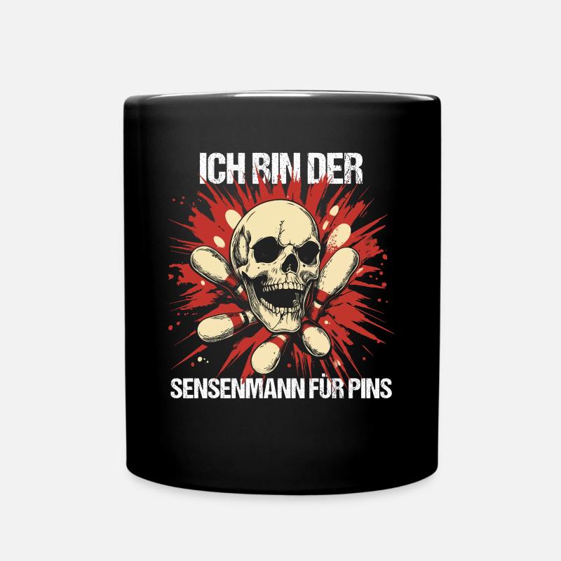 Tenue de bowling drôle dire bowling sport design - Mug uni - noir