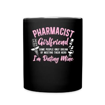 Pharmacy Tech Technician - Full Colour Mug - black - Front